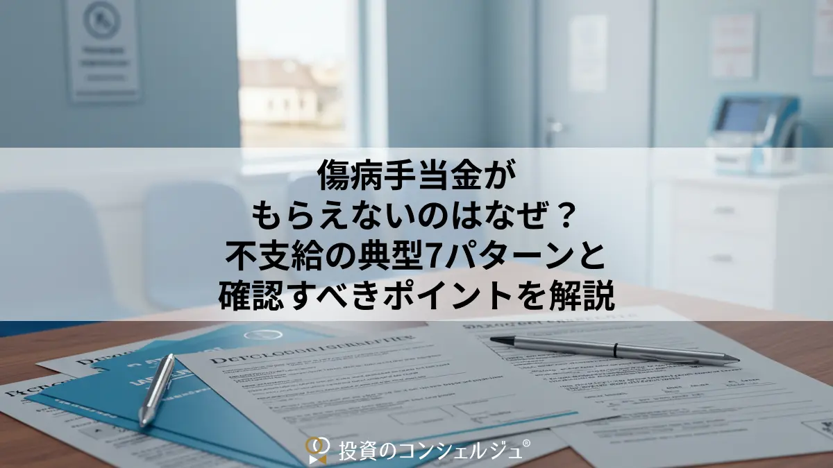 傷病手当金がもらえないのはなぜ?不支給の典型7パターンと確認すべきポイントを解説