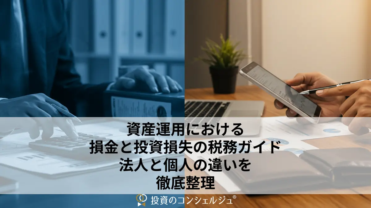 資産運用における損金と投資損失の税務ガイド:法人と個人の違いを徹底整理